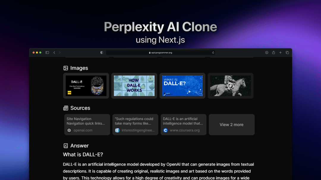 Perplexity AI Clone