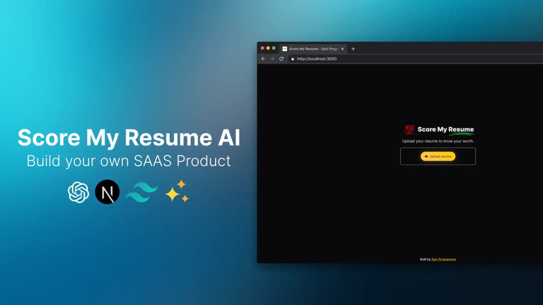 Score My Resume SAAS Product